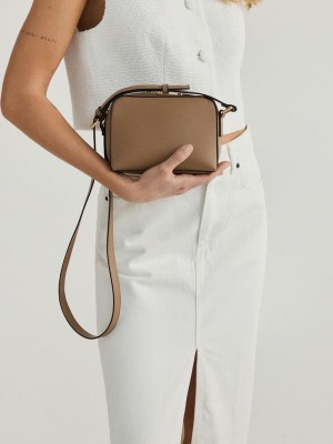 Beige Reserved Buckles Women's Bags | ZWOA-51067