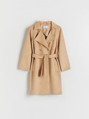 Beige Reserved Classic Trench Girls' Jackets | LNTC-90372