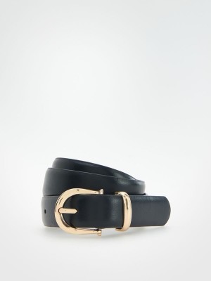 Black Reserved Beltdecorative Buckle Women's Belts | RBGA-51462