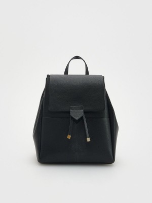 Black Reserved Rucksack Women's Bags | JDKQ-10395