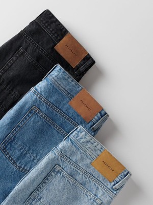 Blue Reserved Carrot Fit Men's Jeans | QPRF-75209