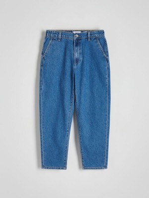 Blue Reserved Carrot Fit Men's Jeans | WILC-74529