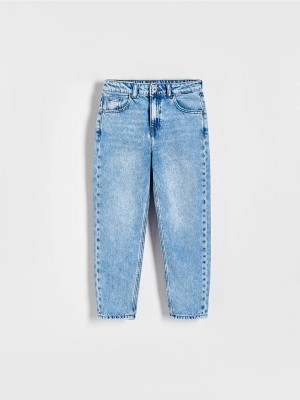 Blue Reserved Classic Denim Loose Fit Boys' Jeans | OEHN-06782