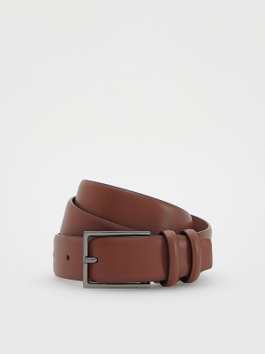 Brown Reserved Combined Materials Men's Belts | SNIB-96457