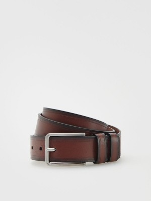 Brown Reserved Combined Materials Men's Belts | BRVJ-85926