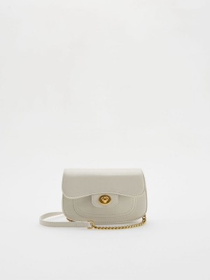 Cream Reserved Buckles Women's Bags | TJEQ-79246