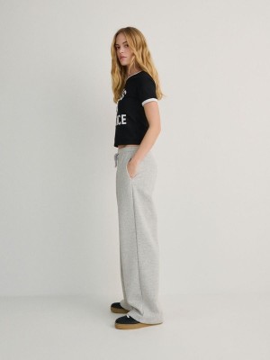 Light Grey Reserved Cargo Women's Trousers | TWFH-72359