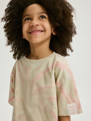 Multicolor Reserved Cotton Girls' T-shirts | CIUO-20815