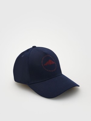 Navy Reserved Baseballembroidery Men's Caps | WZPO-81940