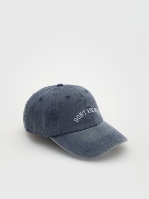 Navy Reserved Baseballwash Effect Men's Caps | PKTN-24197