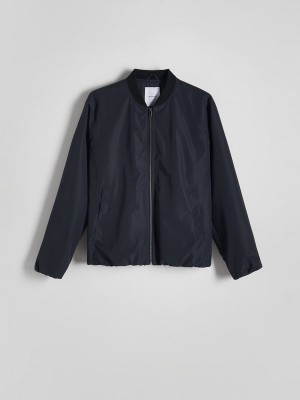 Navy Reserved Bomber Men's Jackets | WBNO-18205