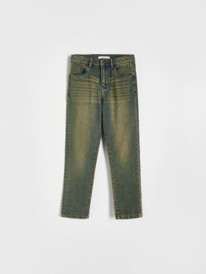 Navy Reserved Jeanswash Effect Boys' Jeans | GAZL-91260