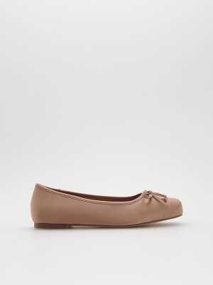 Rose Reserved Ballerinasbow Detail Women's Loafers | OWIT-96287