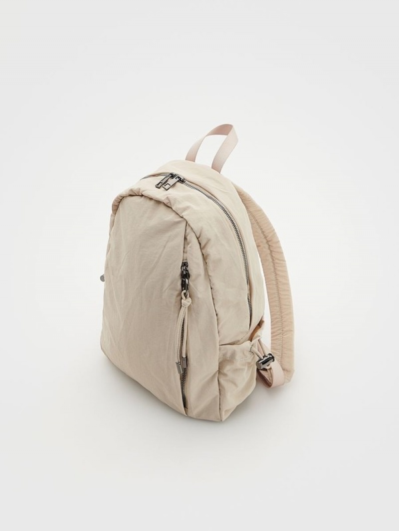 Beige Reserved Rucksack Women's Bags | NHFY-93108