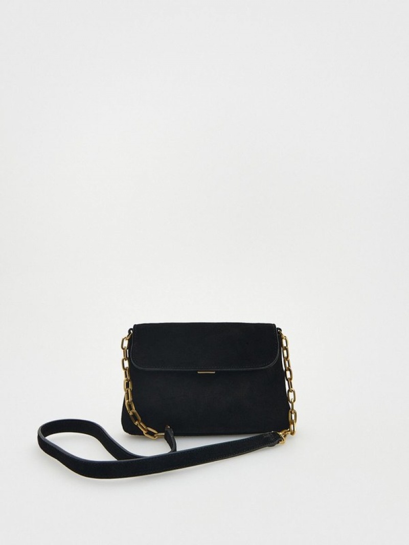 Black Reserved Buckles Women's Bags | CALB-75820