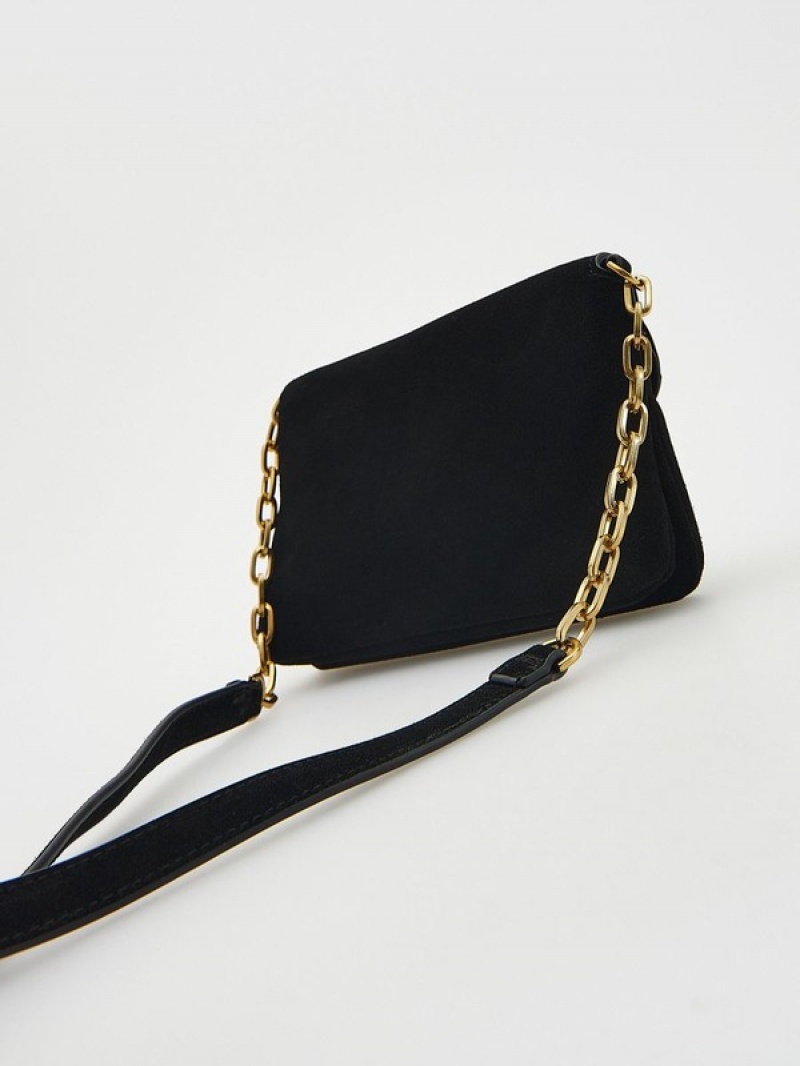 Black Reserved Buckles Women's Bags | CALB-75820