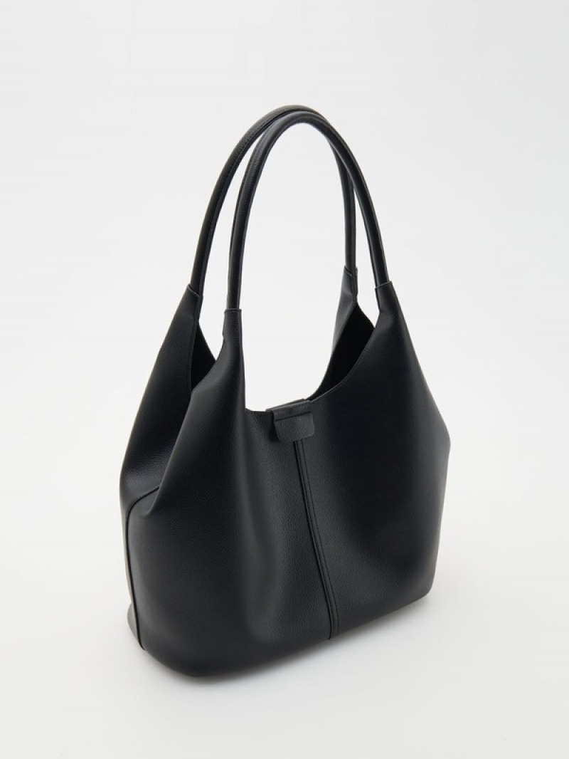 Black Reserved Hobo Women's Bags | BMON-86713