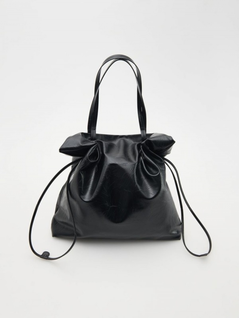 Black Reserved Shopper Women's Bags | CLRJ-70528