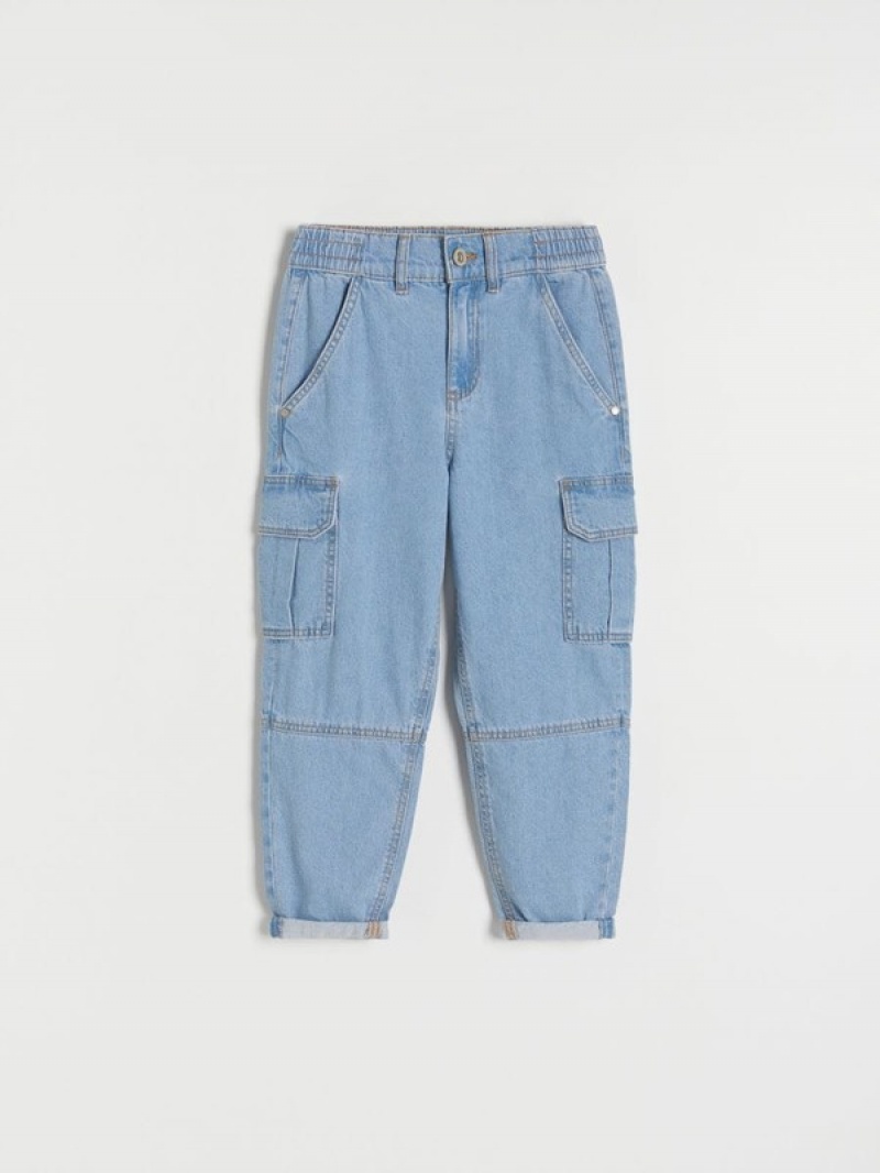 Blue Reserved Balloon Boys' Jeans | XFQJ-78509