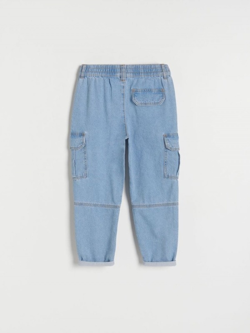 Blue Reserved Balloon Boys' Jeans | XFQJ-78509