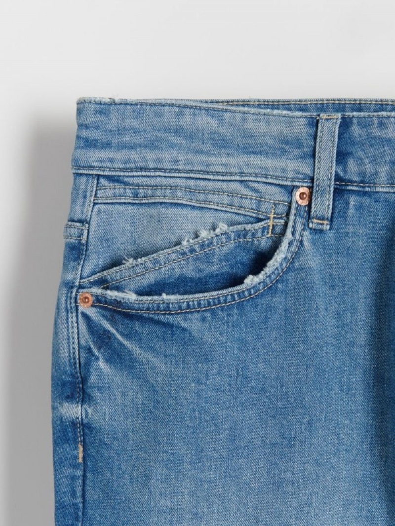 Blue Reserved Carrot Slim Men's Jeans | CONG-19467