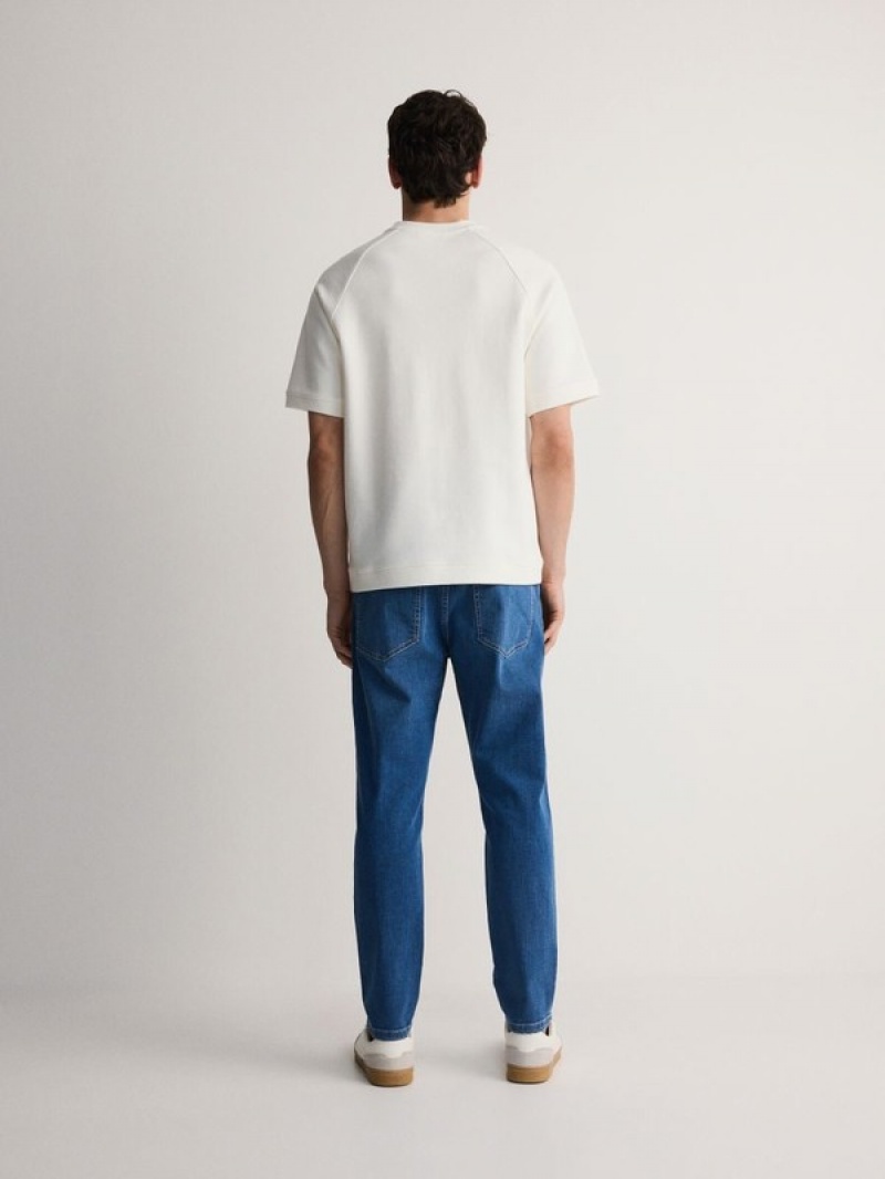 Blue Reserved Carrot Slim Men's Jeans | EGNO-06417