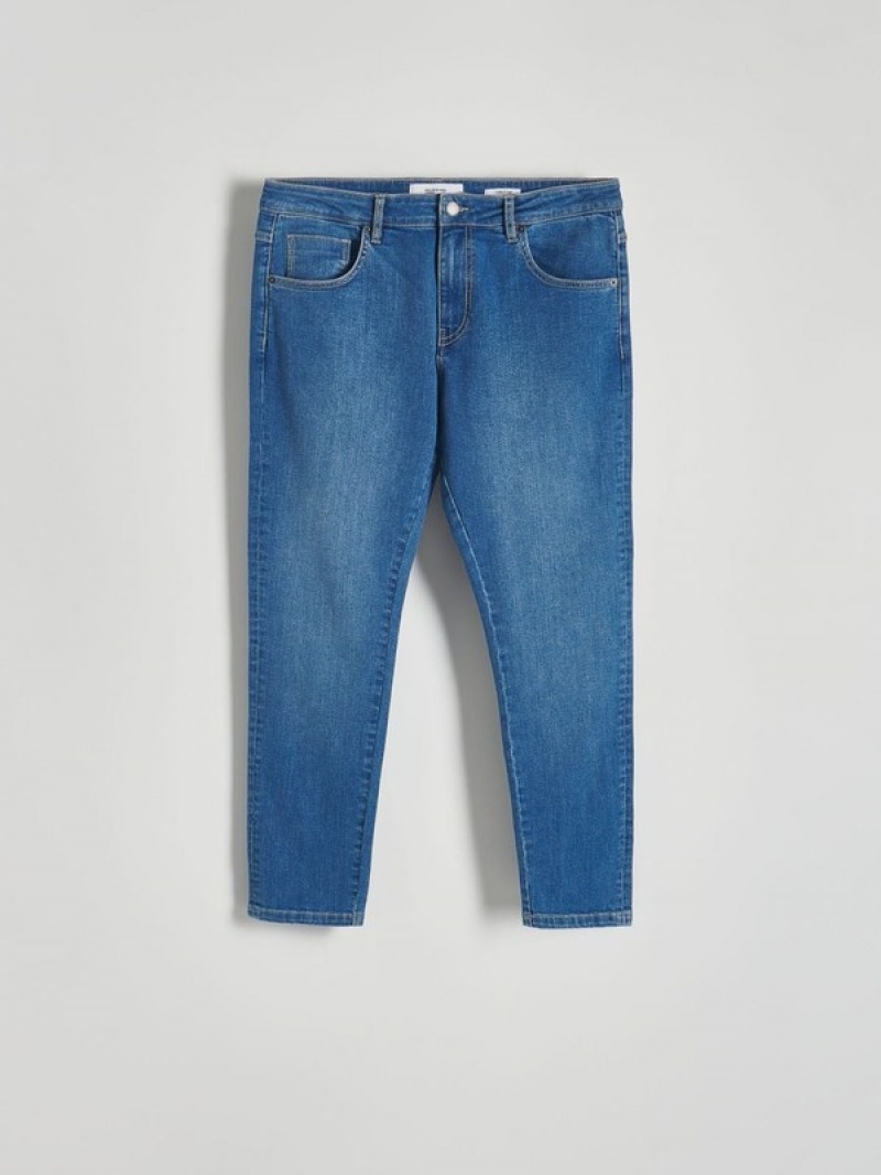 Blue Reserved Carrot Slim Men's Jeans | EGNO-06417