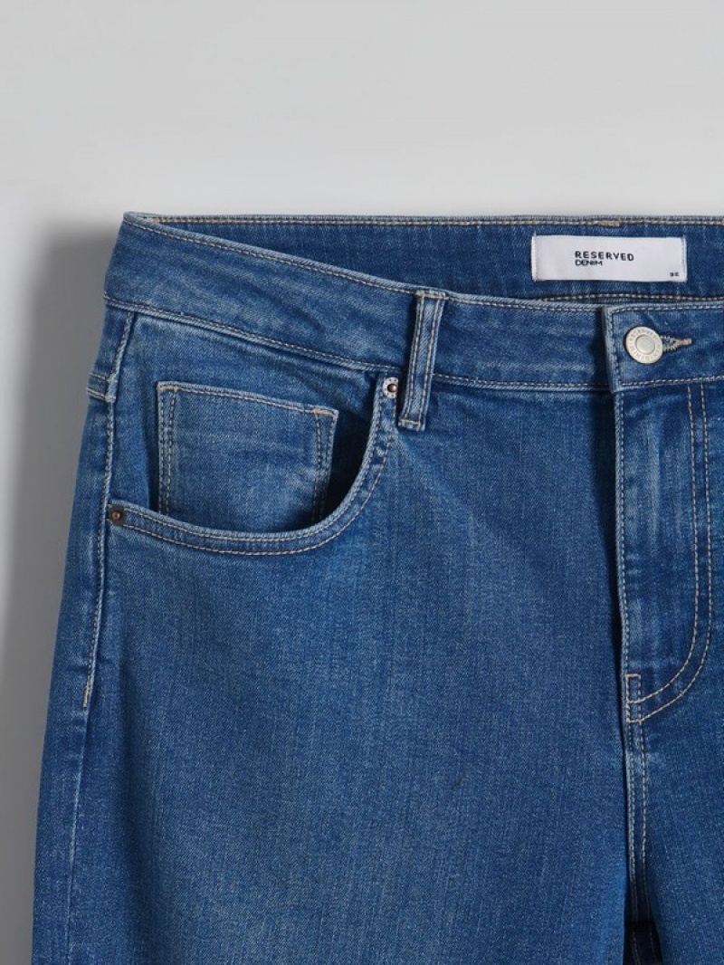 Blue Reserved Carrot Slim Men's Jeans | EGNO-06417