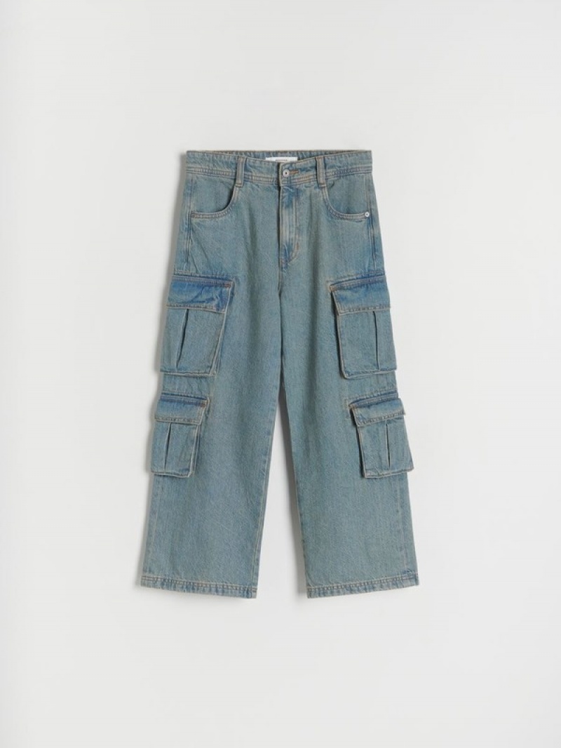 Blue Reserved Classic Boys' Jeans | LZBA-90516