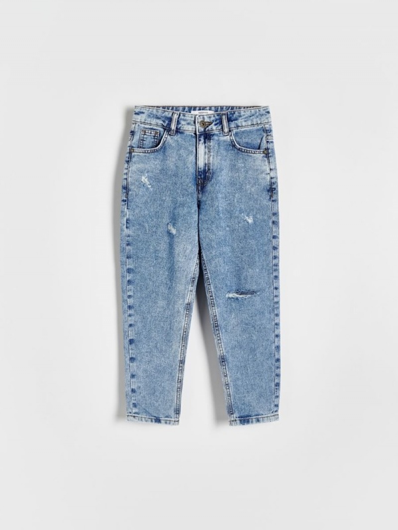 Blue Reserved Classic Boys' Jeans | YTUH-58067