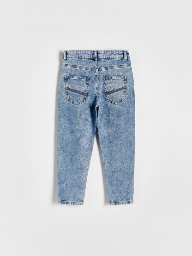 Blue Reserved Classic Boys' Jeans | YTUH-58067