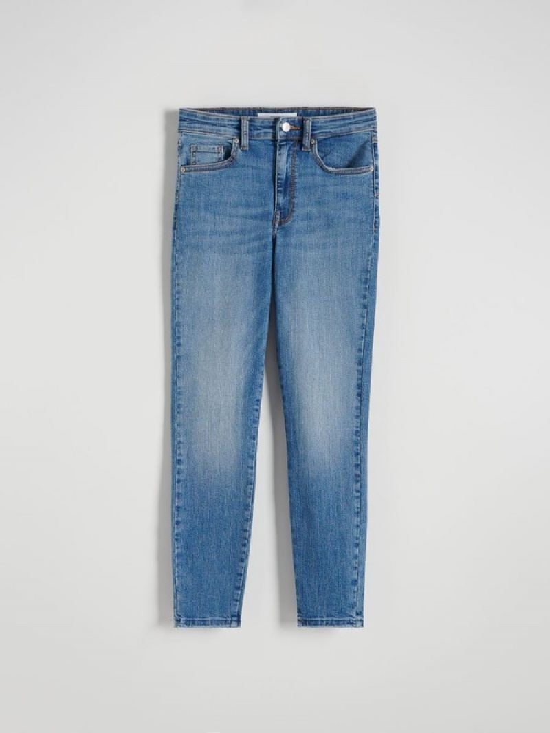 Blue Reserved Sculpt Women's Jeans | OBLS-95204