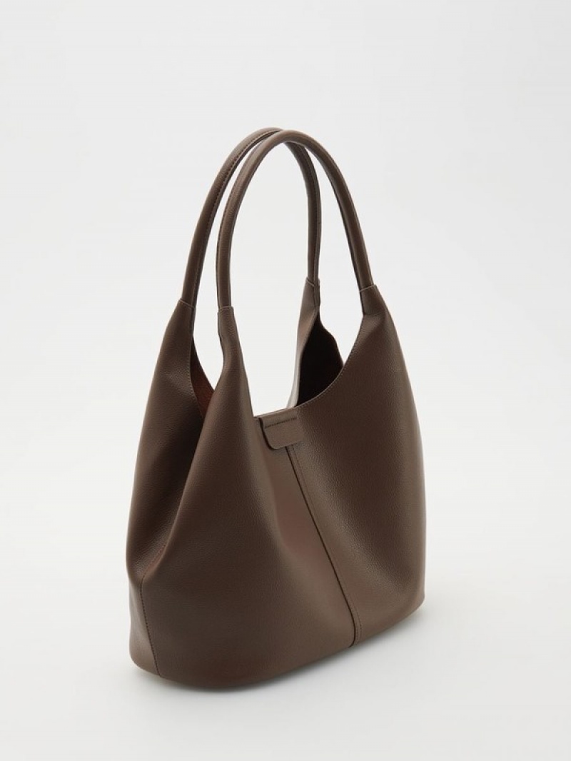 Brown Reserved Hobo Women's Bags | TMPF-06541