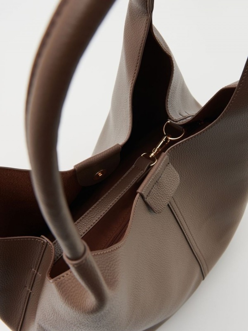 Brown Reserved Hobo Women's Bags | TMPF-06541