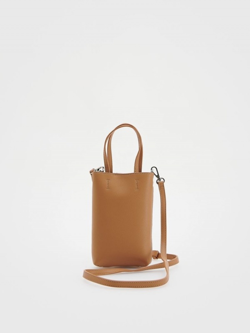 Brown Reserved Mini Women's Bags | ANHX-14206