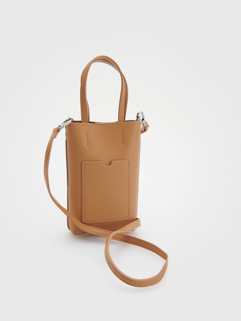 Brown Reserved Mini Women's Bags | ANHX-14206