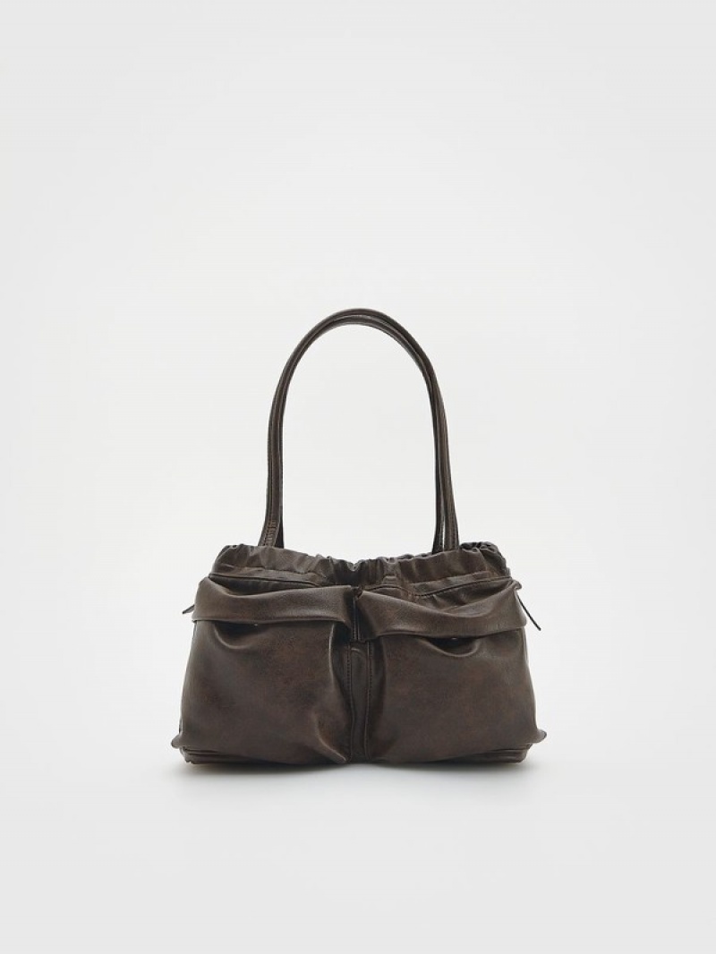 Brown Reserved Pockets Women's Bags | IGEW-80137