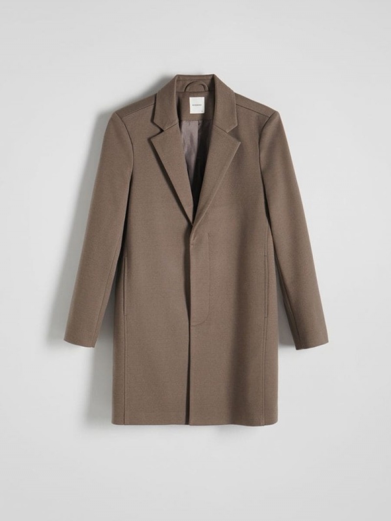 Coffee Reserved Classic Men's Coats | WXNJ-45821