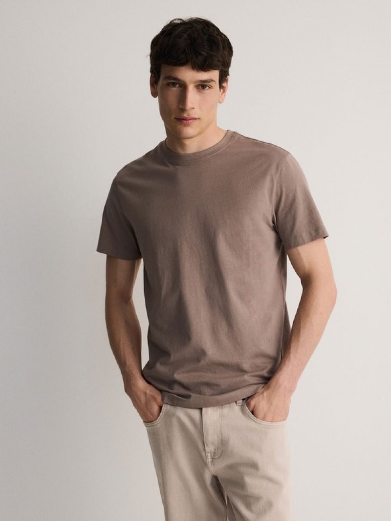 Coffee Reserved Regular Fit Men's T-shirts | HMXQ-07425