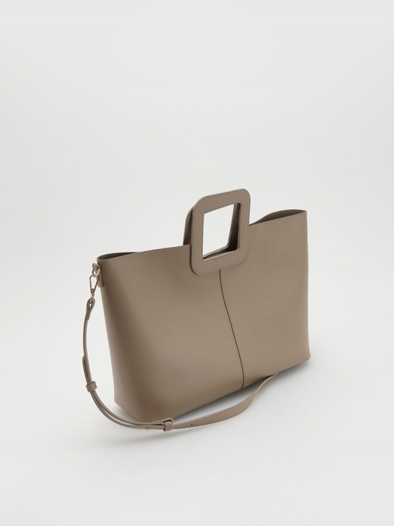 Coffee Reserved Shopper Women's Bags | MAPI-75148