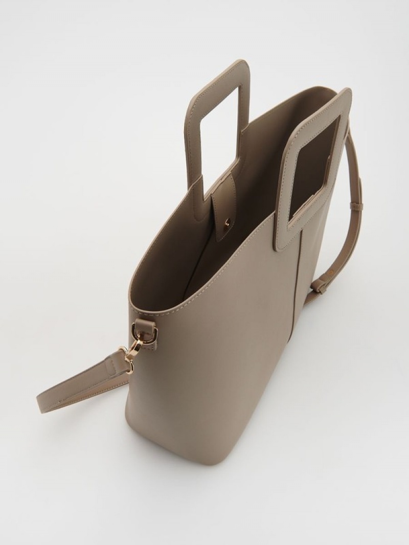 Coffee Reserved Shopper Women's Bags | MAPI-75148