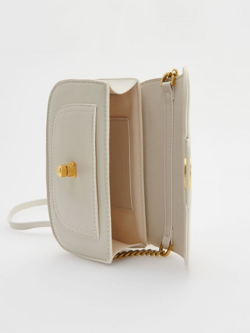 Cream Reserved Buckles Women's Bags | TJEQ-79246