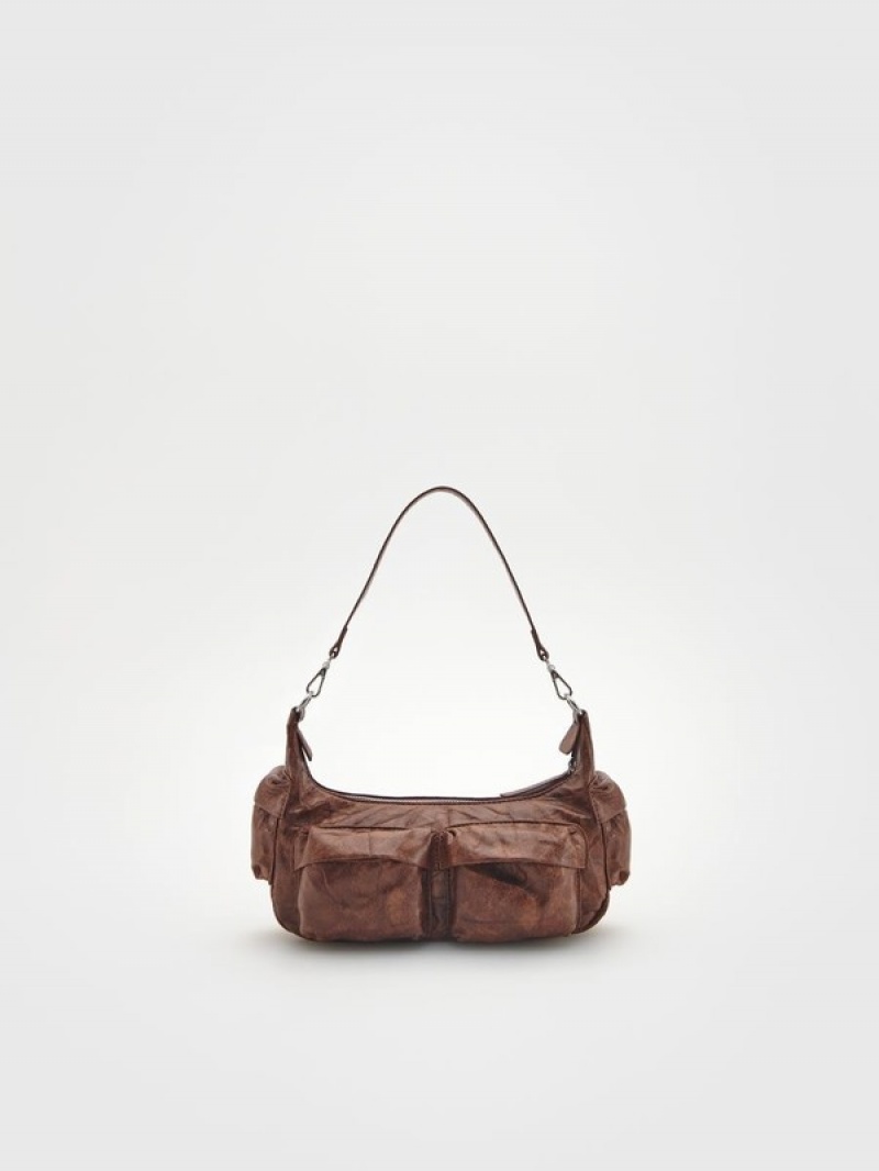 Cream Reserved Pockets Women's Bags | FUXS-48319