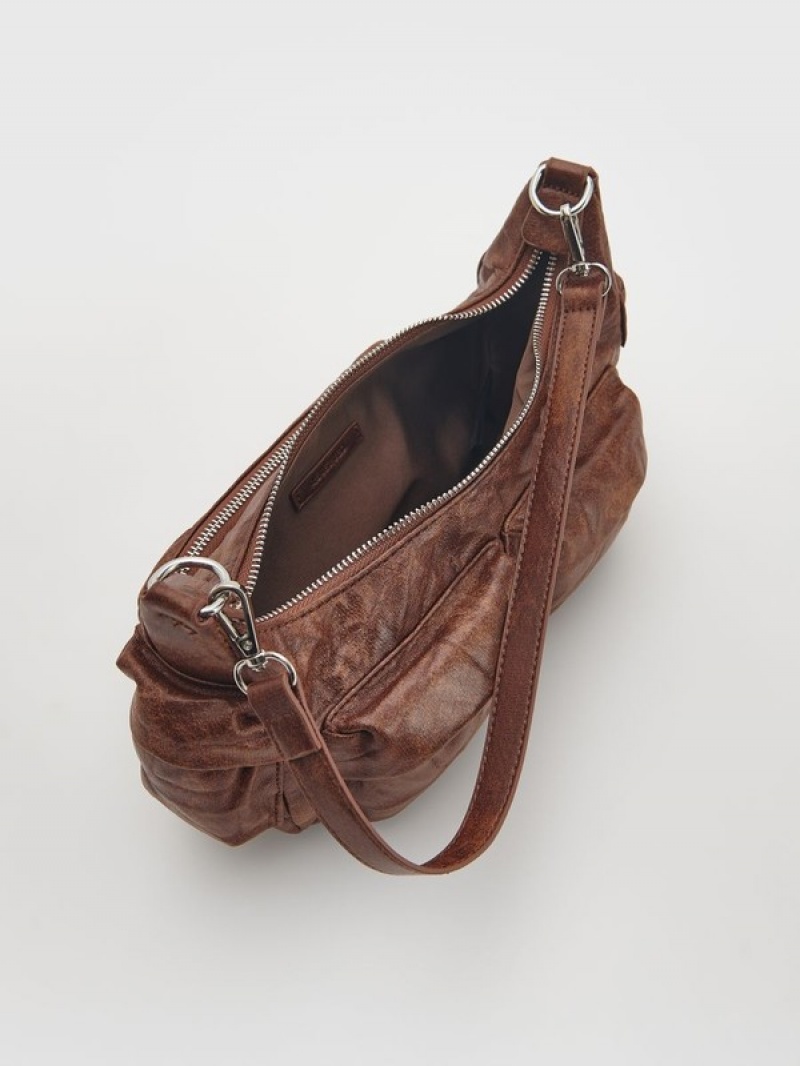 Cream Reserved Pockets Women's Bags | FUXS-48319