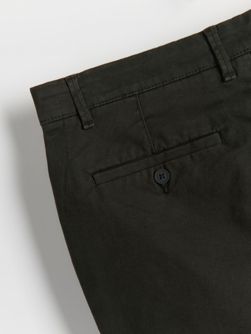 Green Reserved Chino Slim Fit Men's Trousers | XKSR-14960