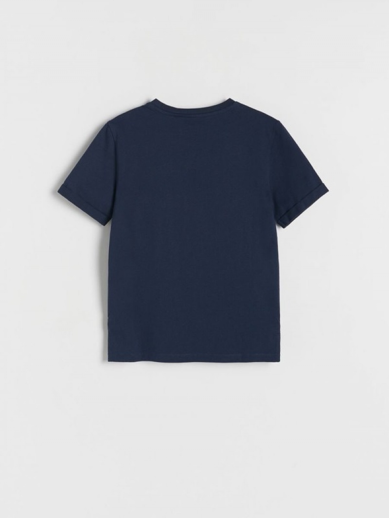 Grey / Blue Reserved Among Us Christmas Boys' T-shirts | XRSU-28460