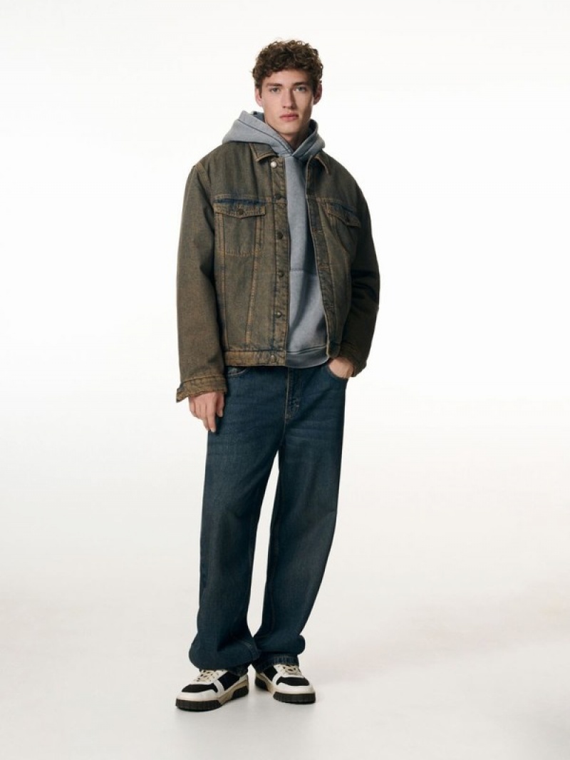 Indigo Reserved Denim Men's Jackets | PJBD-82014