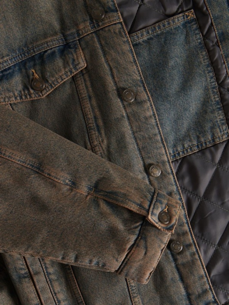 Indigo Reserved Denim Men's Jackets | PJBD-82014