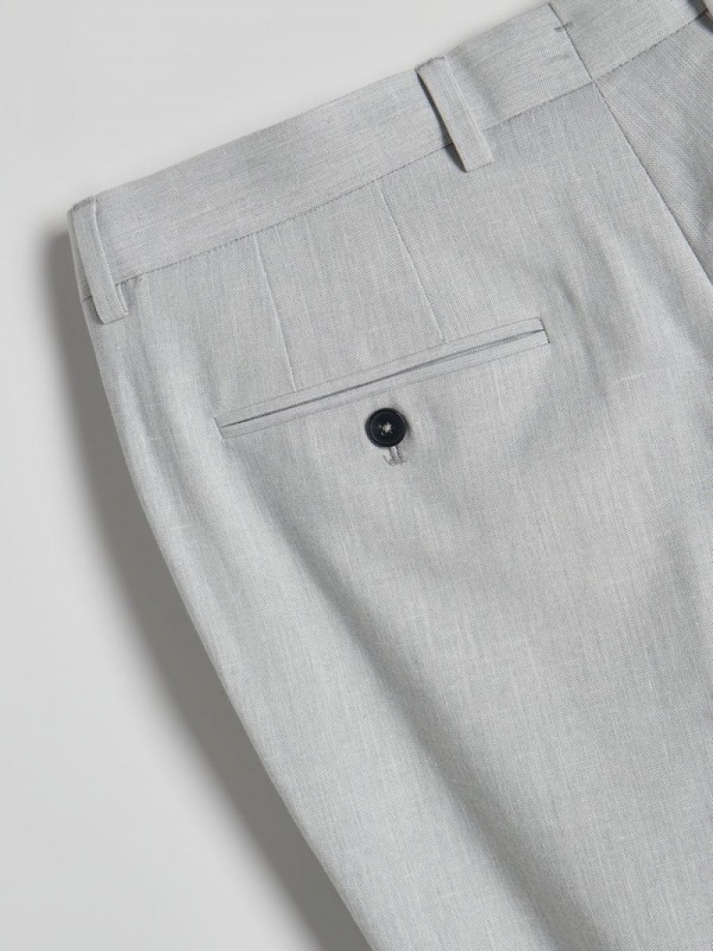 Light Grey Reserved Boxy Men's Suits | HNLW-57613