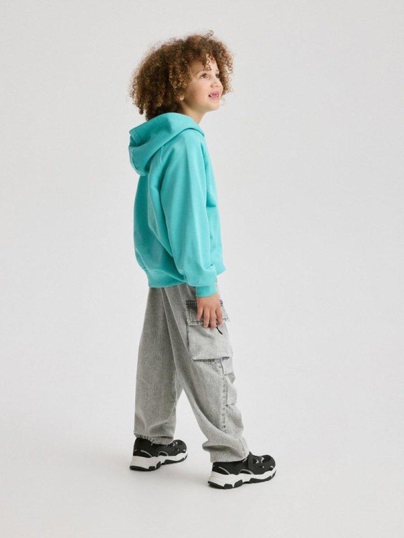 Light Grey Reserved Classic Boys' Jeans | OBKH-94836